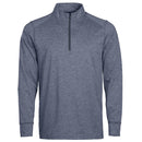 Men's 1/4 Zip Navy Blue Heather In Play Sportswear