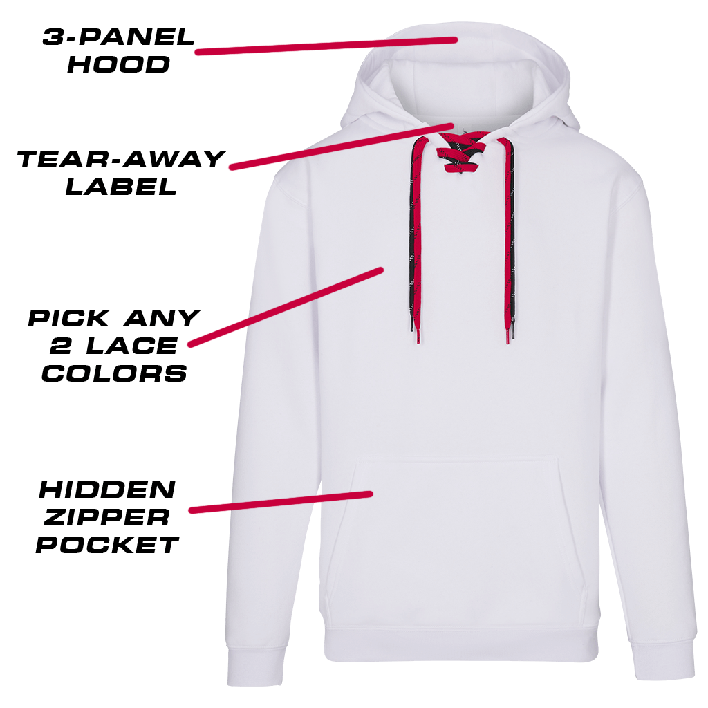 Sweatshirt laces top