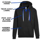 Wholesale Lace Up Hooded Sweatshirt