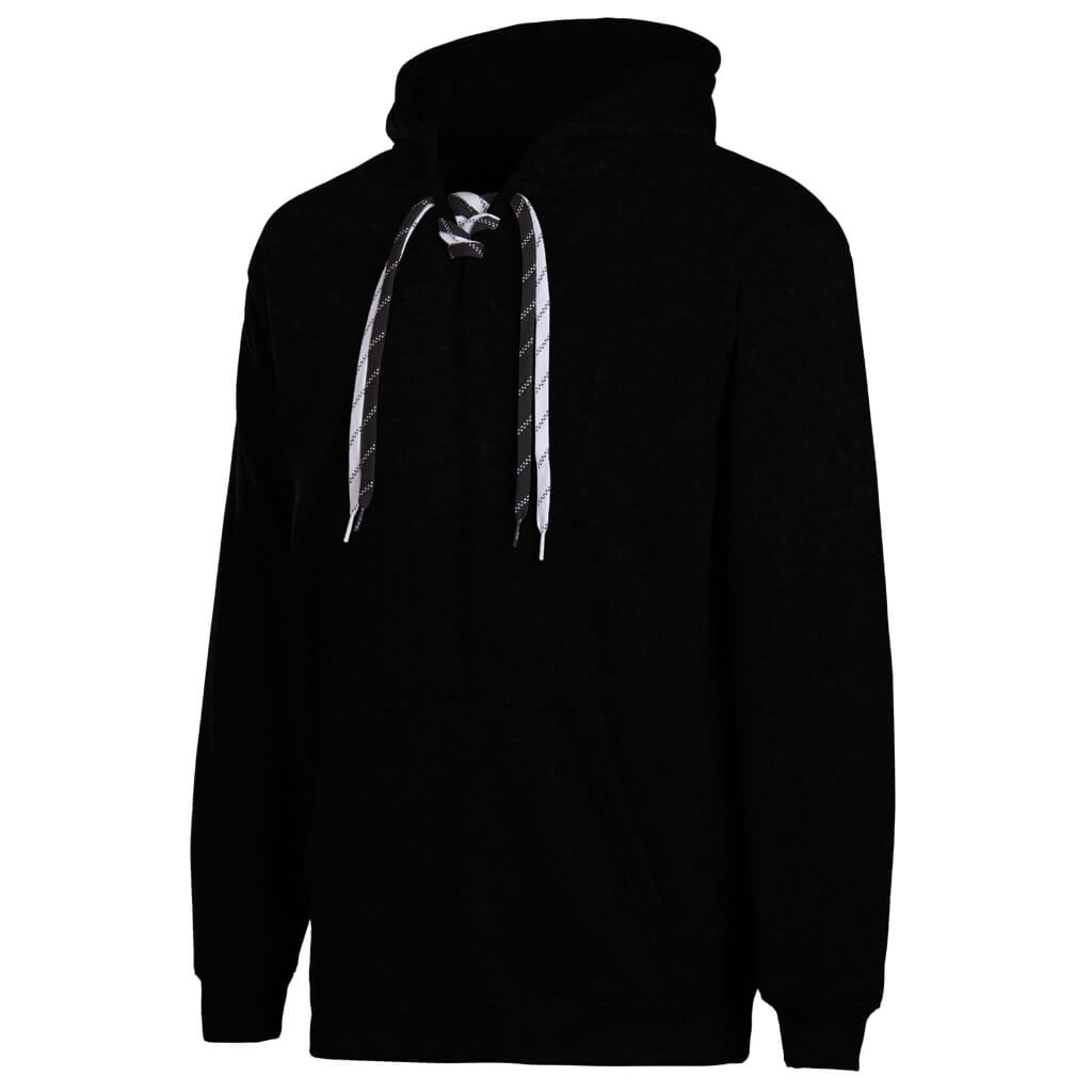 ★ PRENDA★ 97 PDC LACE BUTTON HOODIE BLACK PRTVSUHD11WC6 97 PDC LACE BUTTON HOODIE BLACK - prendafromplant | 60