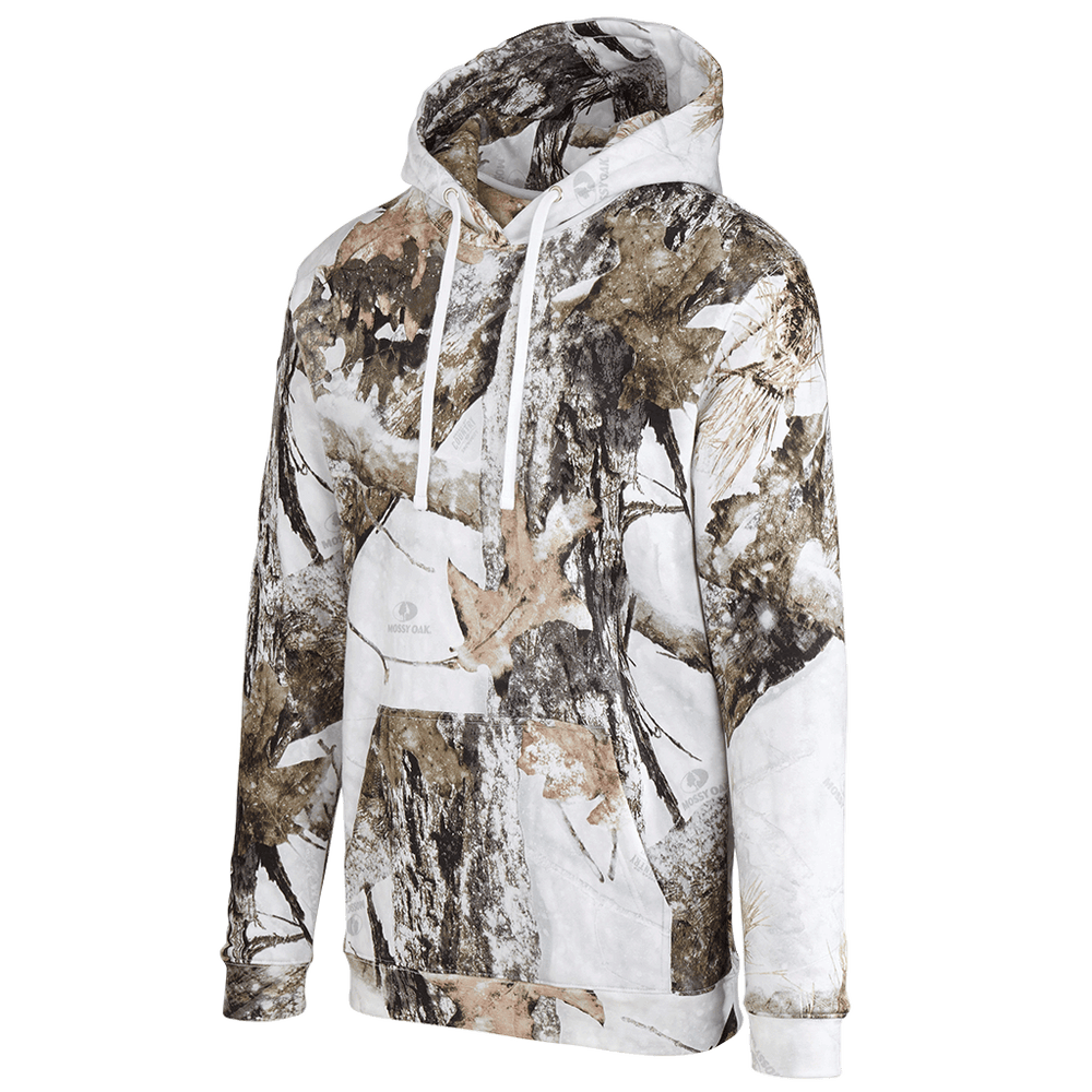 Mossy Oak Winter Camo Pullover Hood Style M820